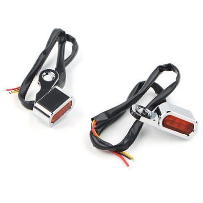 Chrome Front Turn Signal Lights for Harley Dyna (1996-2017)