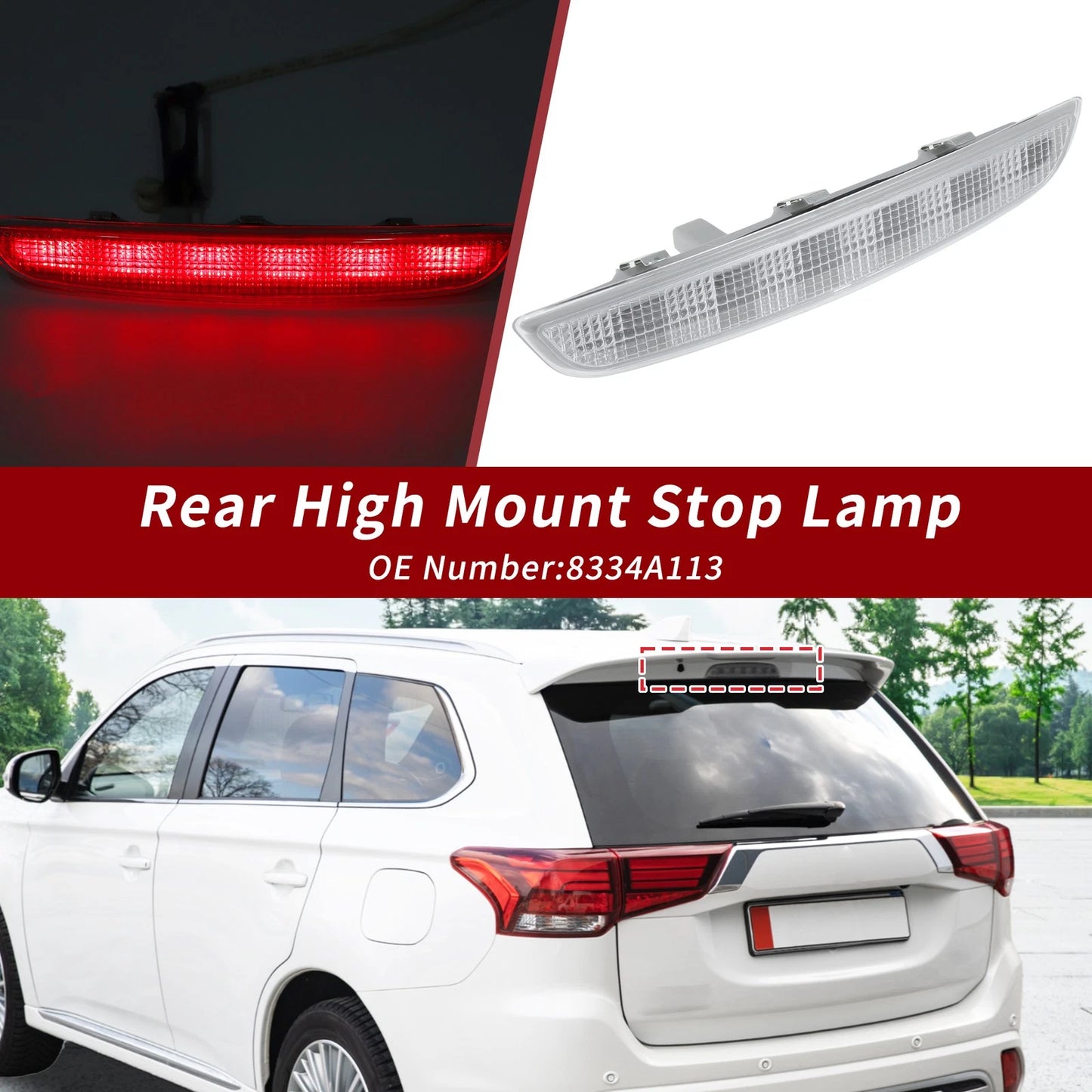 High Mounted LED Third Brake Light for Mitsubishi Outlander (2013-2016)
