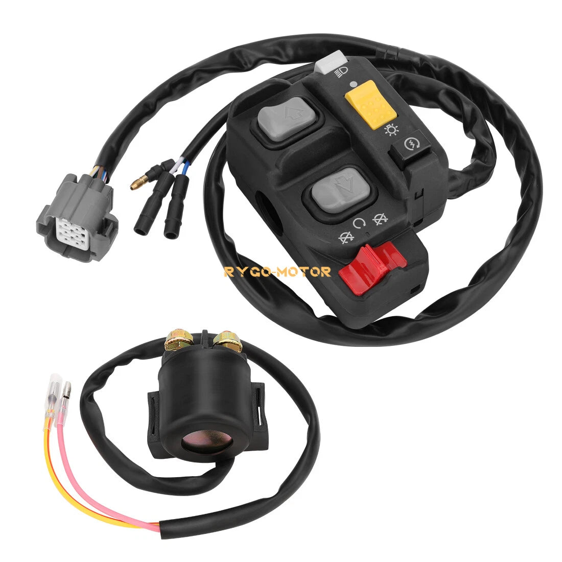 Handlebar & Starter Relay Switch 2x4 for Honda Recon 250 ES (2002–2004)
