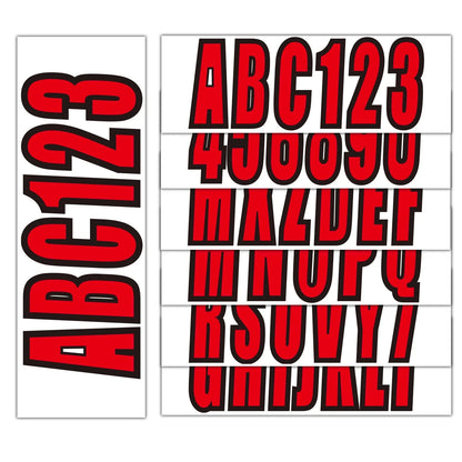 Boat Registration Number Identification Sticker Decal