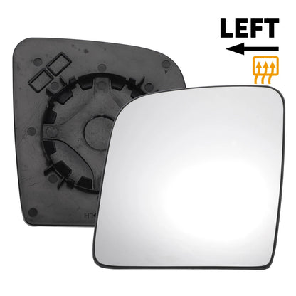 White Left Upper Side Mirror Glass for Ford Transit (2002-2009)