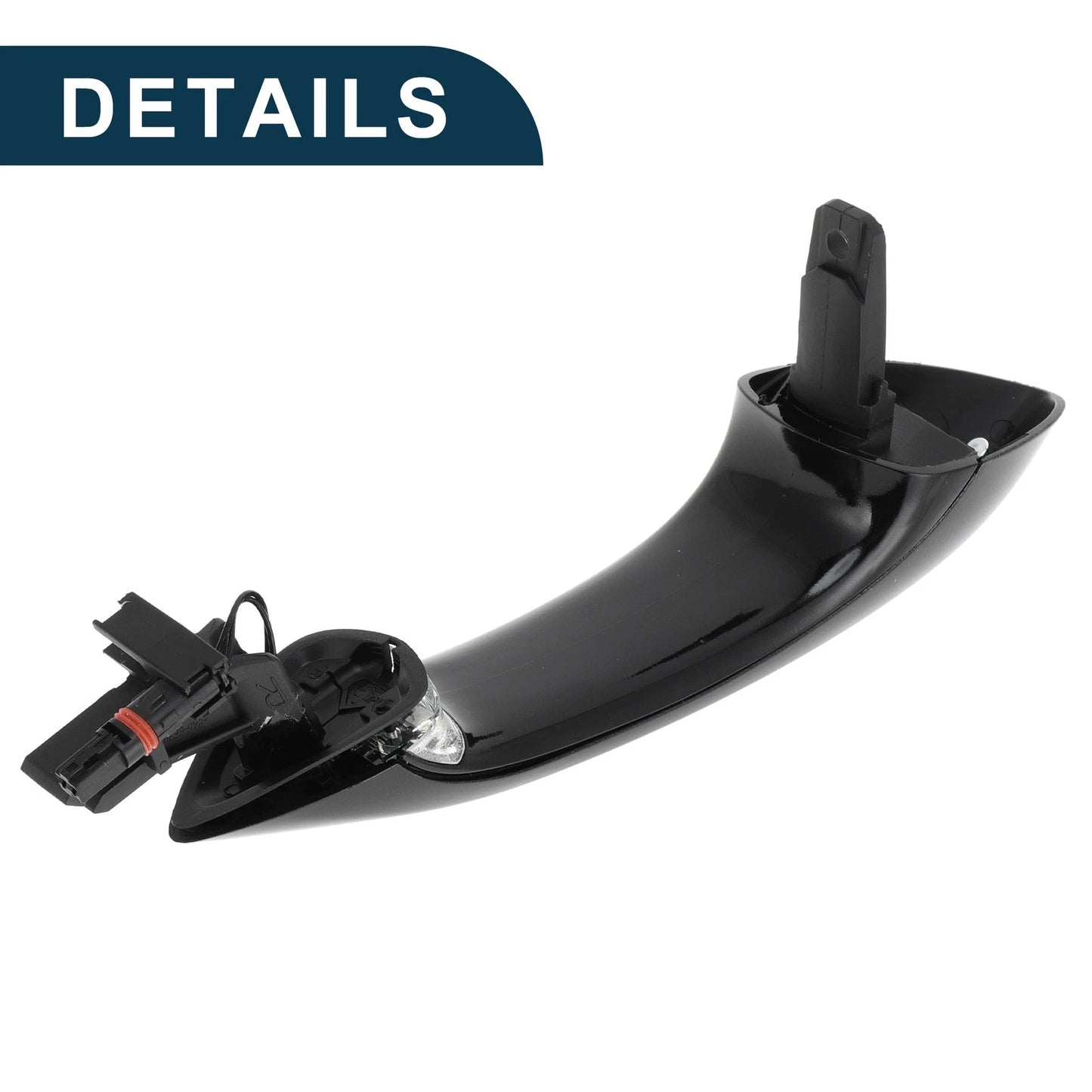 Exterior Door Handle for BMW X5 Front Right Door Black