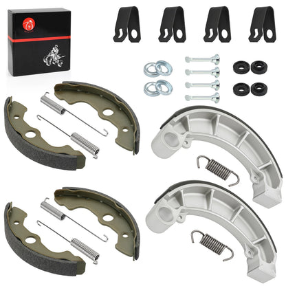 Front & Rear Brake Shoes Kit for Honda Rancher 400 TRX400FA/FGA (2004–2007)