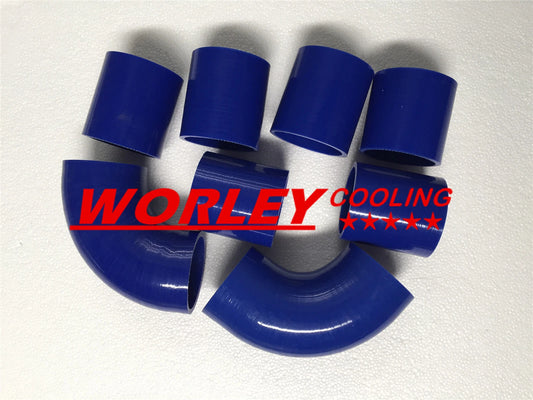 2 x 2.5" Aluminum Universal Intercooler Turbo Piping Kit for NJ