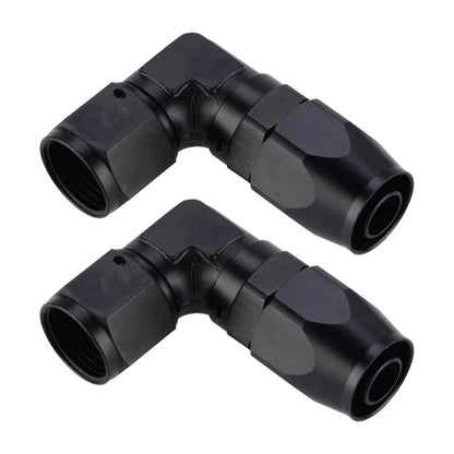 AN10 90�� Swivel Oil Fuel Gas Hose End Fitting Adapter for Universal Car