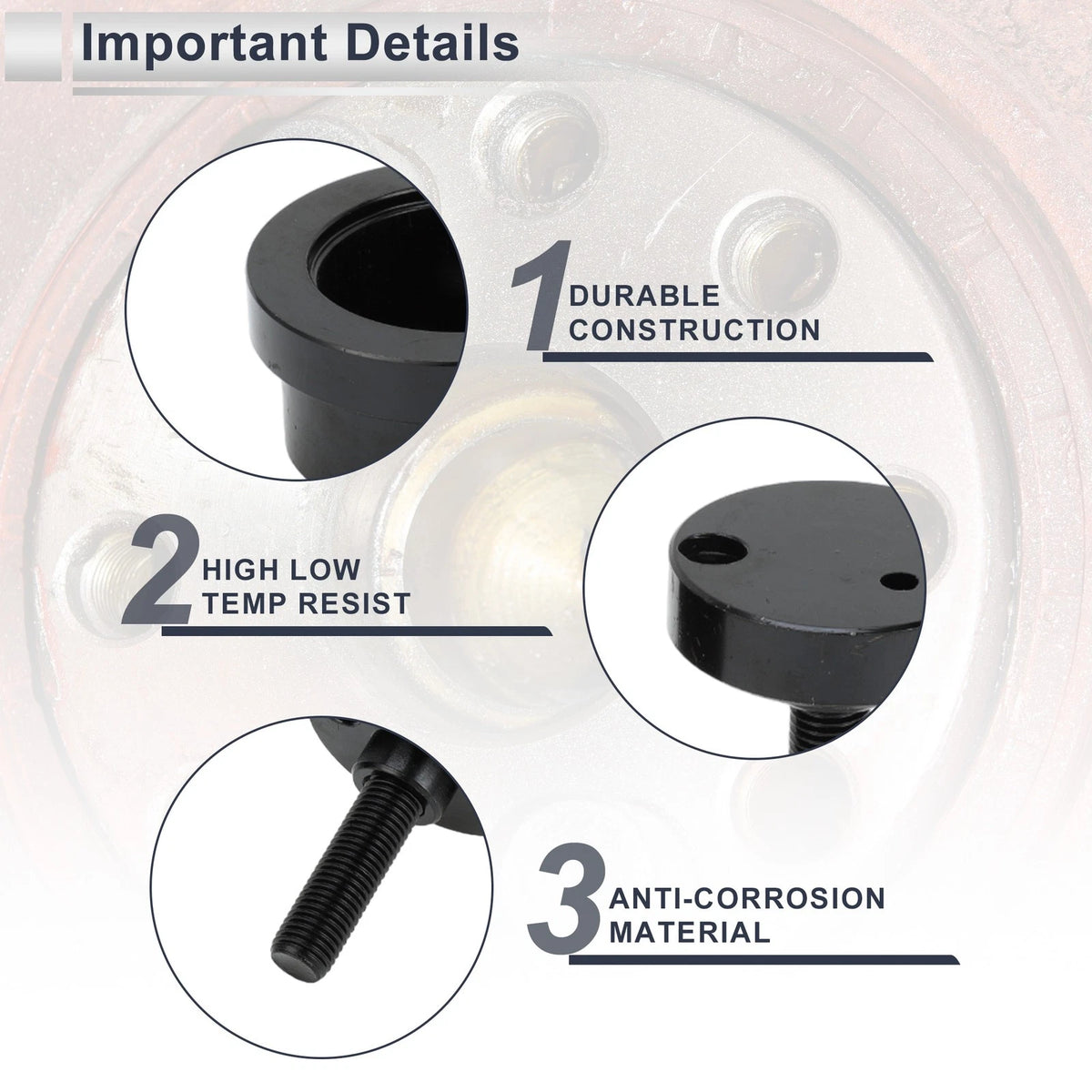 Crankshaft Seal Installer Tool for Ford F-250 Super Duty 6.4L Diesel (2008-2010)