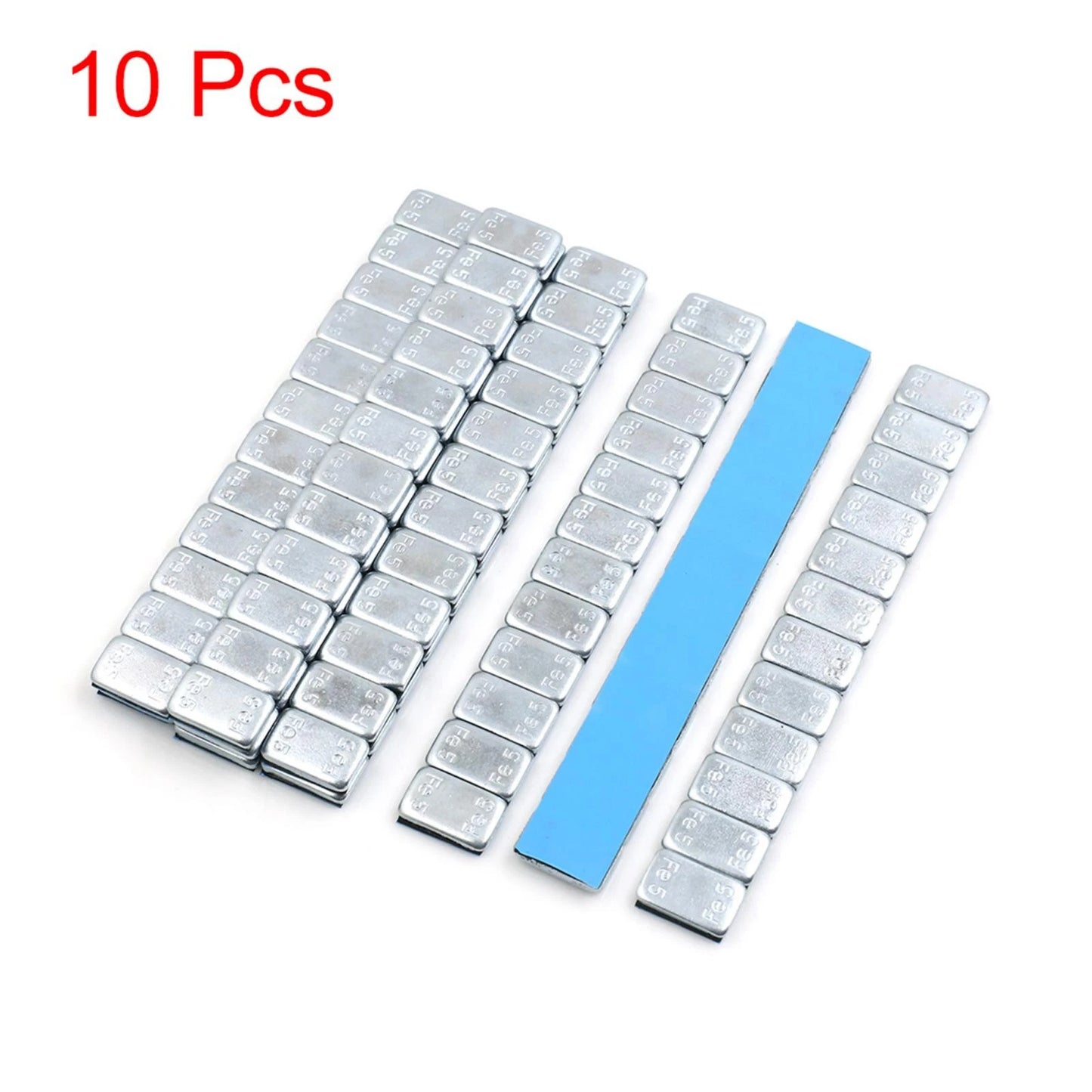 Wheel Balance Weights Strips 10pcs 2.1oz Self-Adhesive for Motorcycle