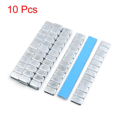 Wheel Balance Weights Strips 10pcs 2.1oz Self-Adhesive for Motorcycle