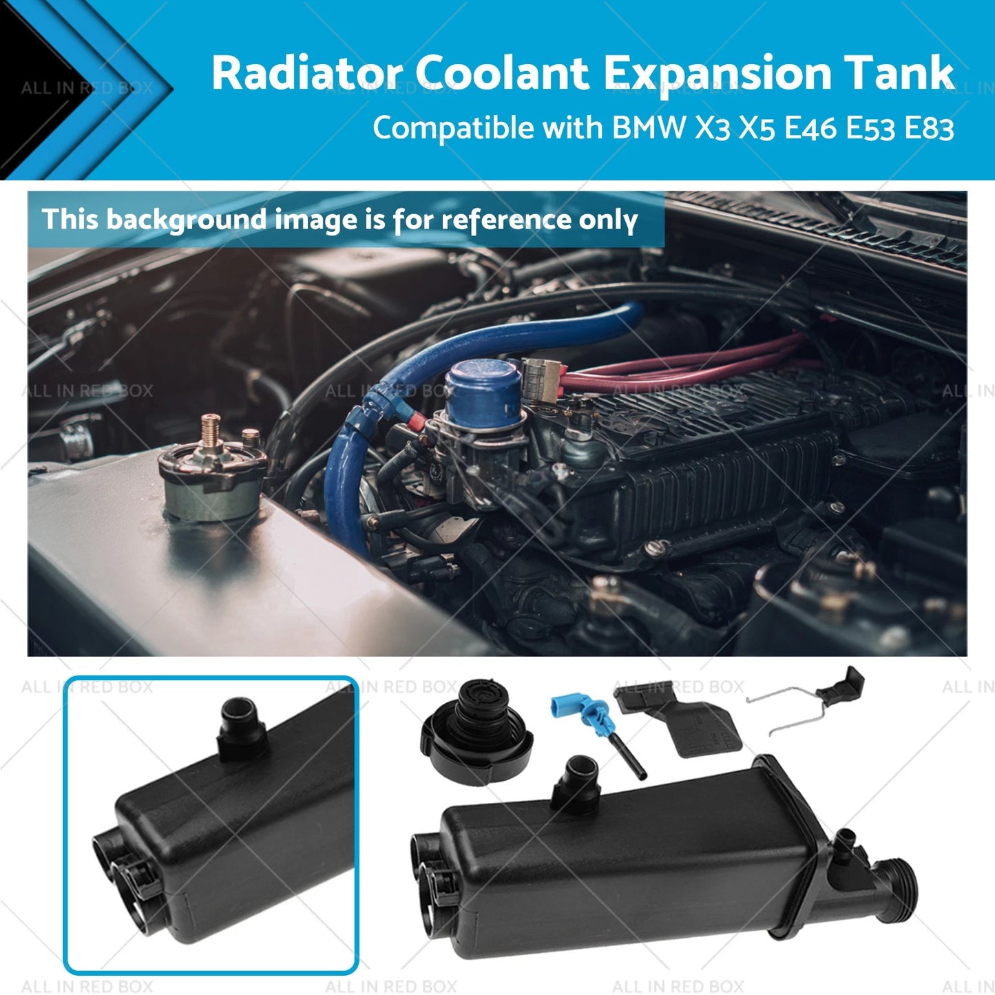 Radiator Expansion Tank for BMW E46 E53 E83 X3 X5 (2000-2006)