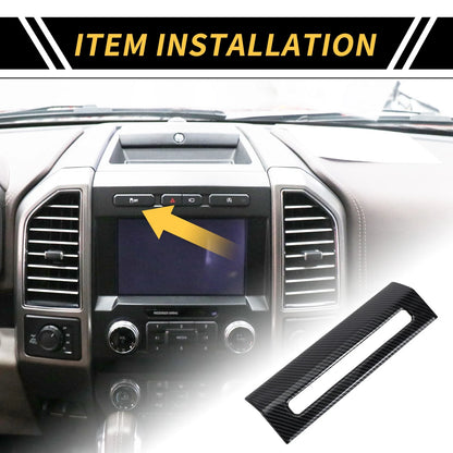 Emergency Light Switch Panel Trim for Ford F-150 (2015-2020) Carbon Fiber