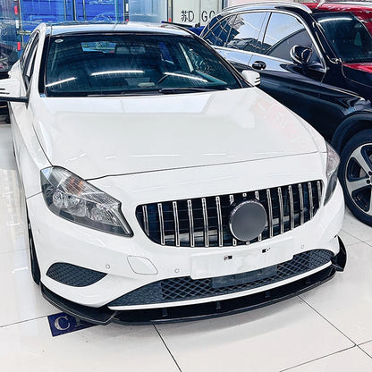 Front Bumper Spoiler Lip Splitter for Benz W176 (2013-2015)
