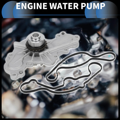 Water Pump for Ford Edge, Ford Flex (2007-2010) w/ Rubber Rings Kit