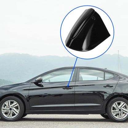 Front Left Door Handle Protector for Ford Mondeo Edge Taurus (2013-2020) Black