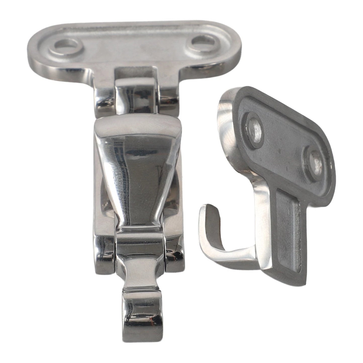 Boat Lock Hatch Deck Hinge with Adjustable Latch Fastener for Assured