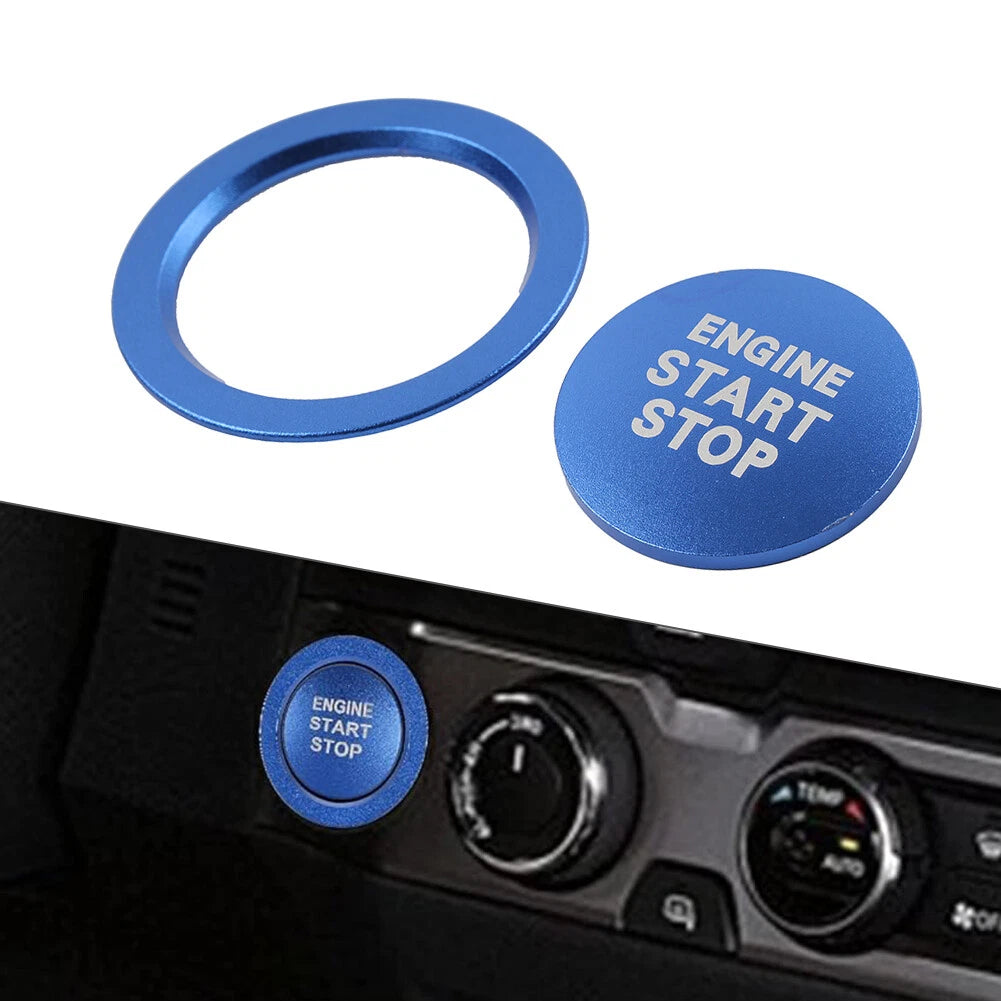 Engine Start Stop Push Button Cover Ring for Toyota Tacoma Yaris Prius RAV4
