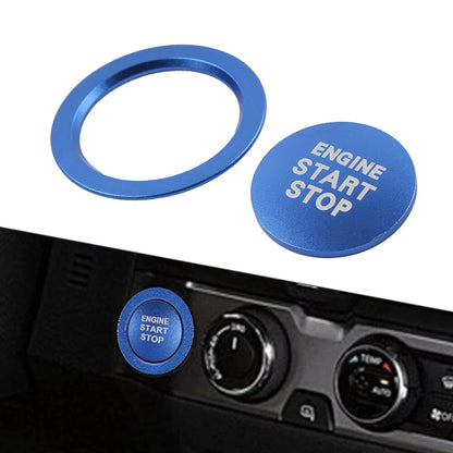 Engine Start Stop Push Button Cover Ring for Toyota Tacoma Yaris Prius RAV4