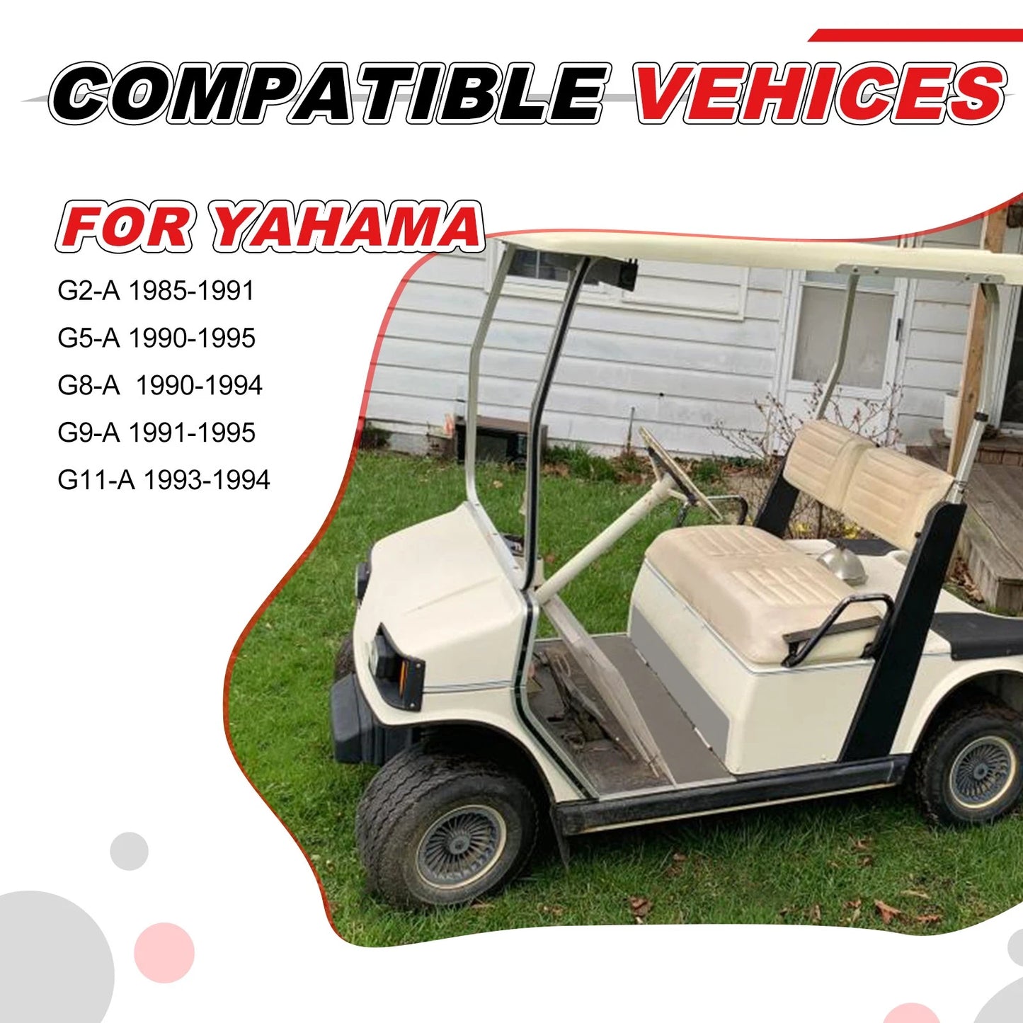 Yamaha Golf Cart Air Box Lid Cover for G8/G8-A/G8A (1990-1994)