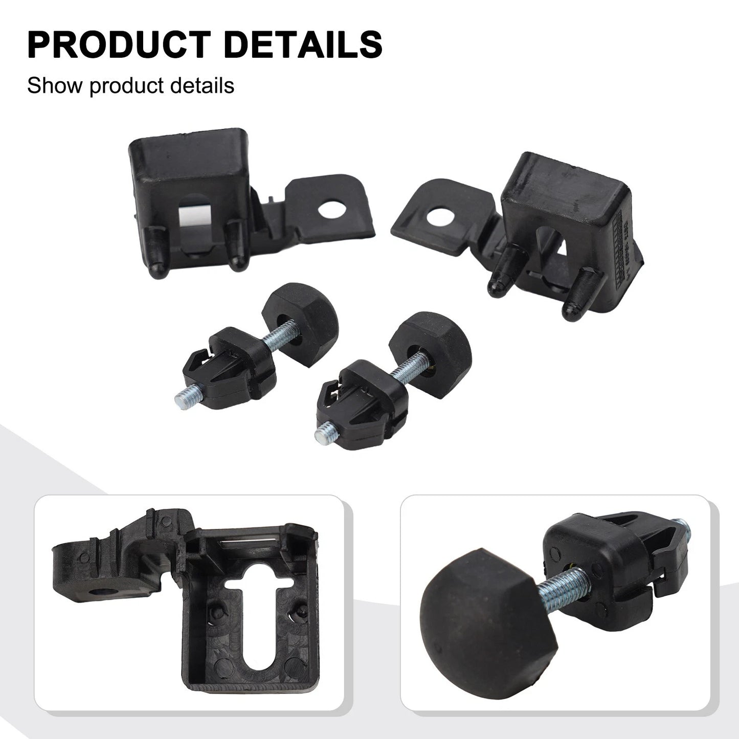 2 x Headlamp Assembly Mount Bracket for Fusion (2017–2019)