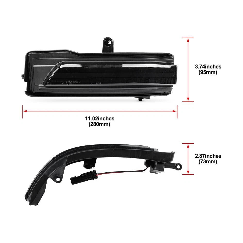 LED Side Mirror Turn Signal Light for Dodge Ram 1500 (2019-2022)