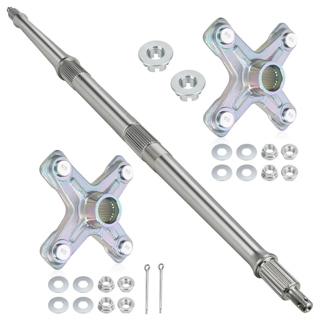 Rear Axle Shaft & Wheel Hubs for Yamaha Banshee 350 YFZ350 (1987–2006)