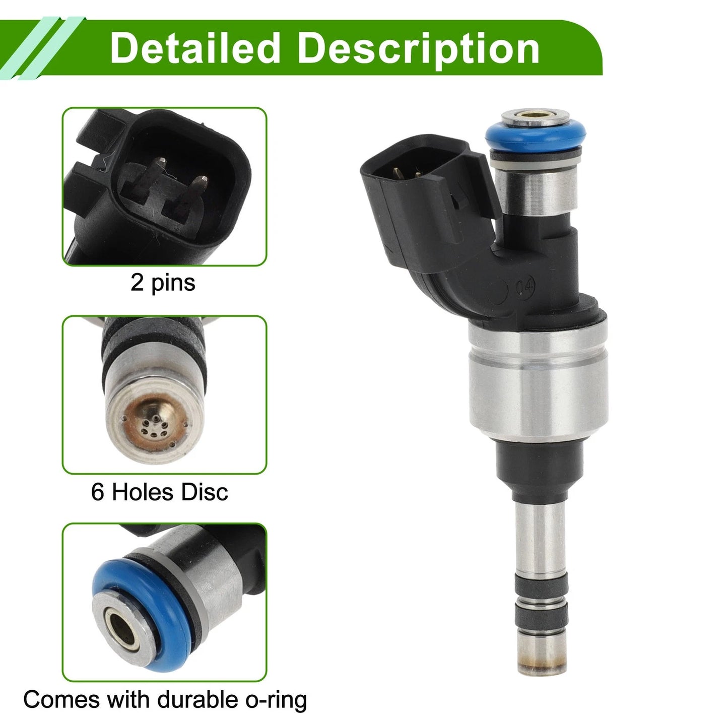 Fuel Injector for Chevrolet Malibu 2.4L Black (2013-2014)