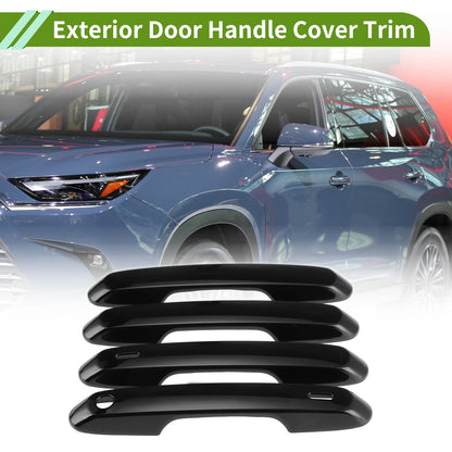 1 set Exterior Door Handle Cover for Toyota Grand Highlander (2023–2024)