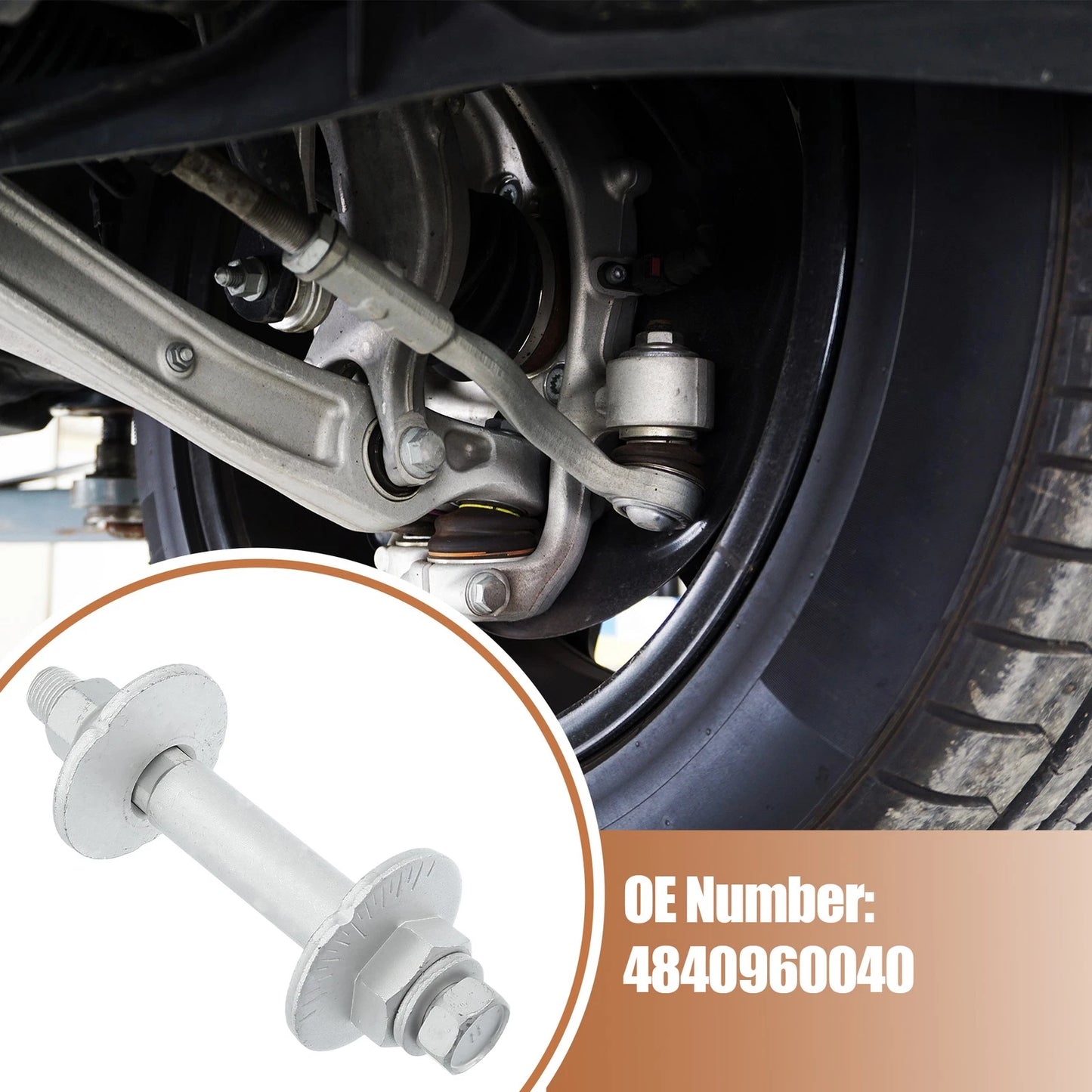 2 x Eccentric Alignment Camber Bolt for Toyota 4Runner (2010–2022)