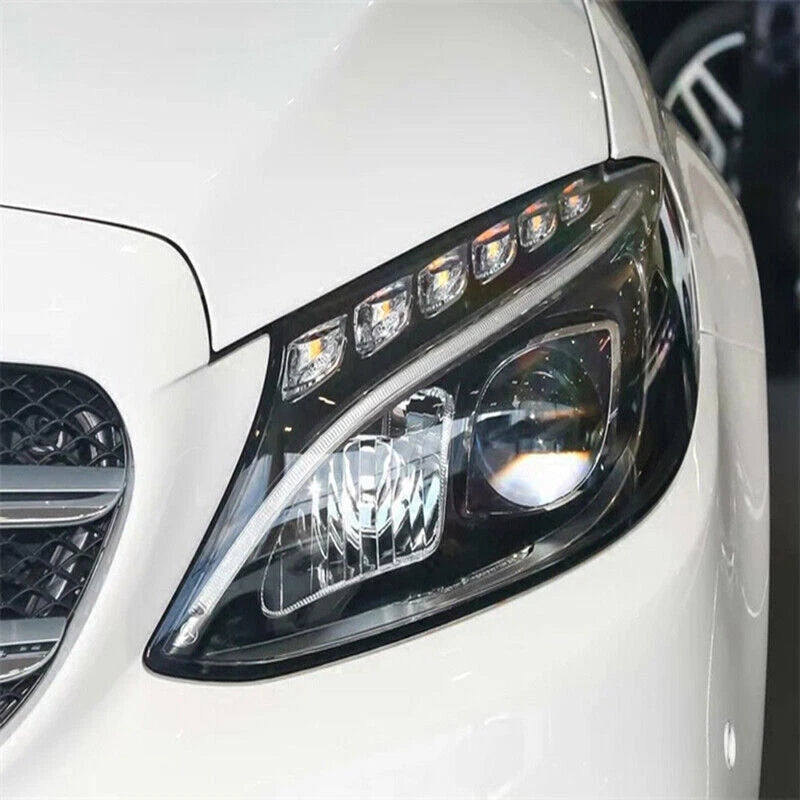 Right Headlamp Shell for Mercedes C Class W205 Headlight Lens Cover (2014-2017)