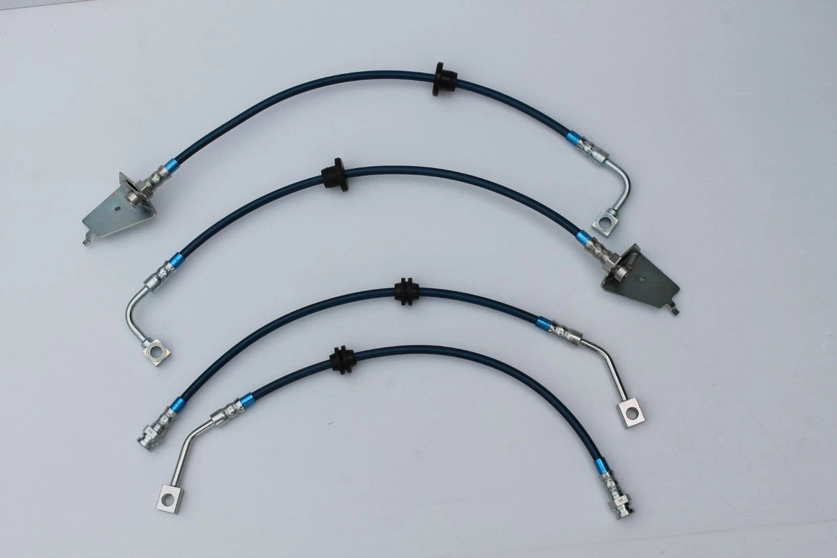 Braided Brake Hose Set for BA Falcon Sedan FPV-GT (2002-2005)
