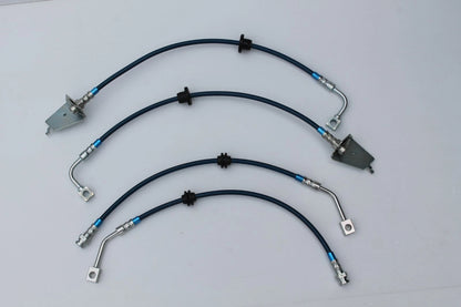 Braided Brake Hose Set for BA Falcon Sedan FPV-GT (2002-2005)