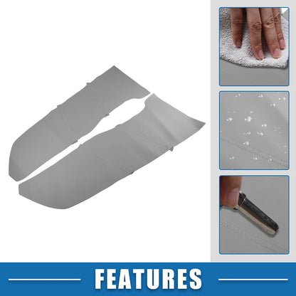 Front Door Panel Armrest Covers  Gray for Honda Accord (2008-2012)