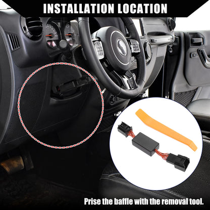 Car Auto Start Stop Canceller 1 Set for Jeep Wrangler JL JLU (2018-2023)