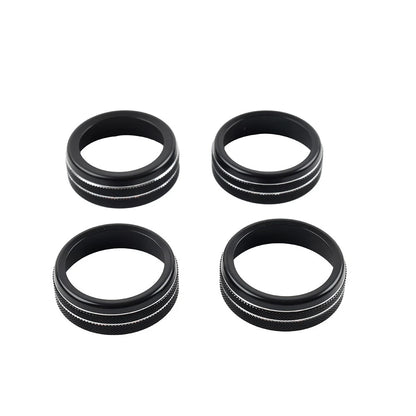 AC Climate Control Knob Trim for Toyota Tacoma (2016-2023) Black