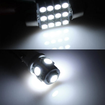 10 x White LED Dome Map Lights for Honda Civic (2006-2012)