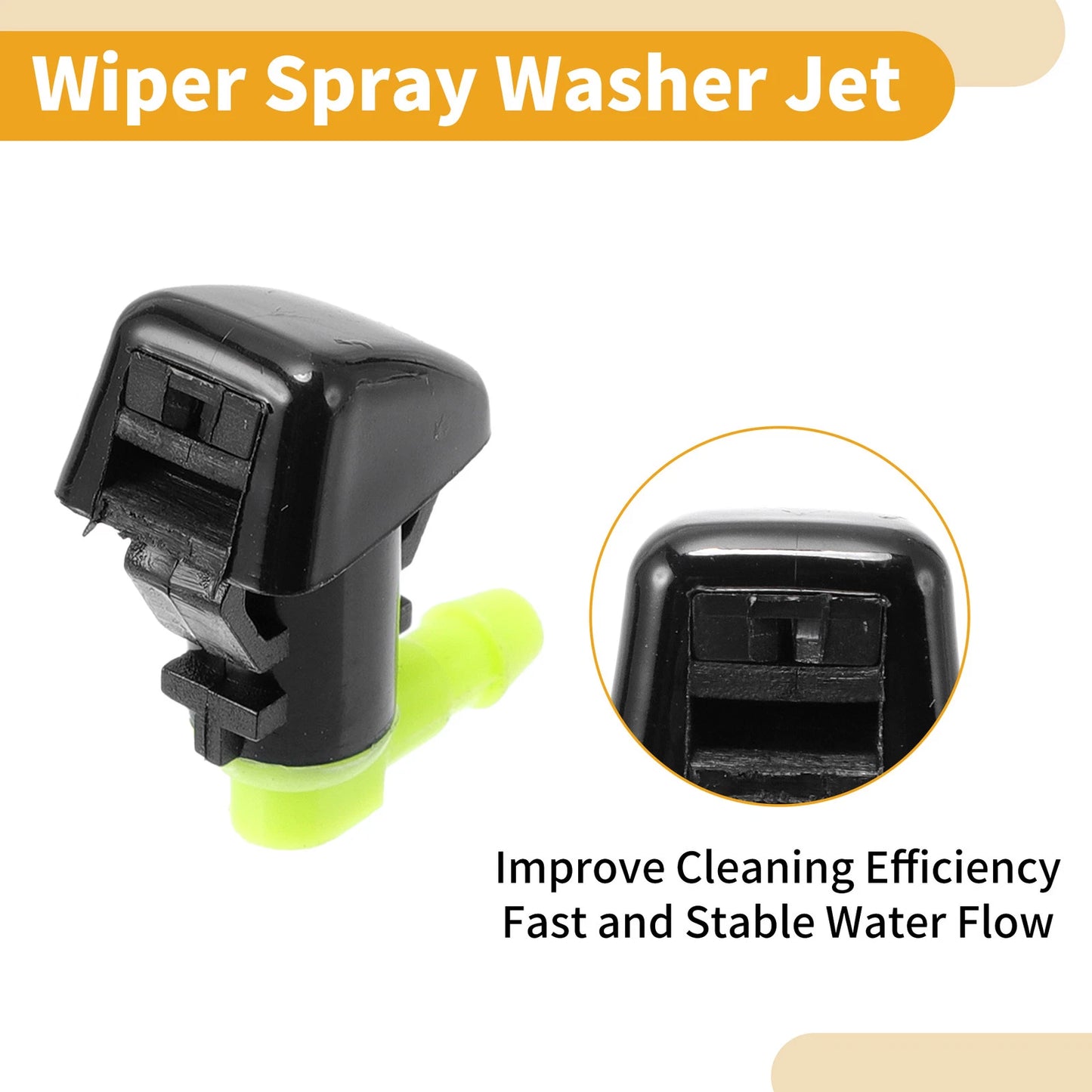 Windshield Washer Nozzle Kit for Jeep Liberty (2008-2012)