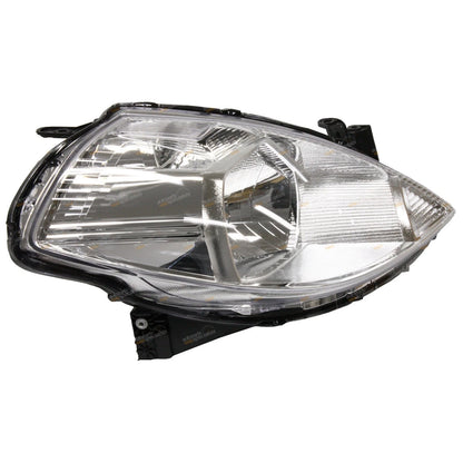 LH+RH Chrome Headlights Pair for Nissan Tiida C11 Sedan/Hatch (2006 - 2009)