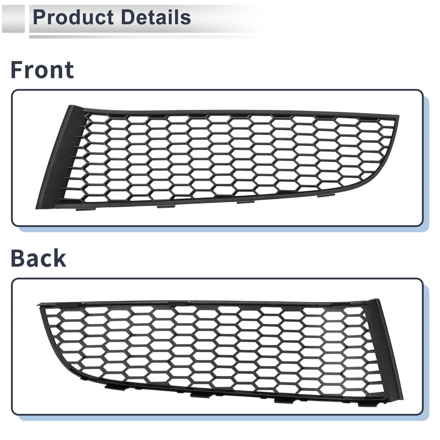 Left Front Fog Light Grill for BMW 740i (2011-2015)