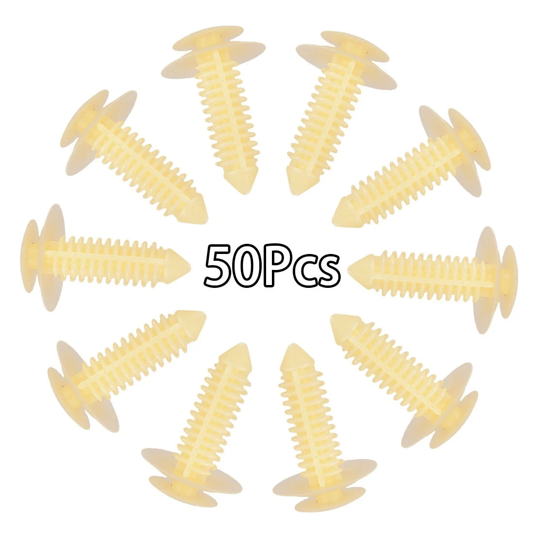 Beige Interior Trim Retainer Fastener Clips for Jeep (Fits 34202599)