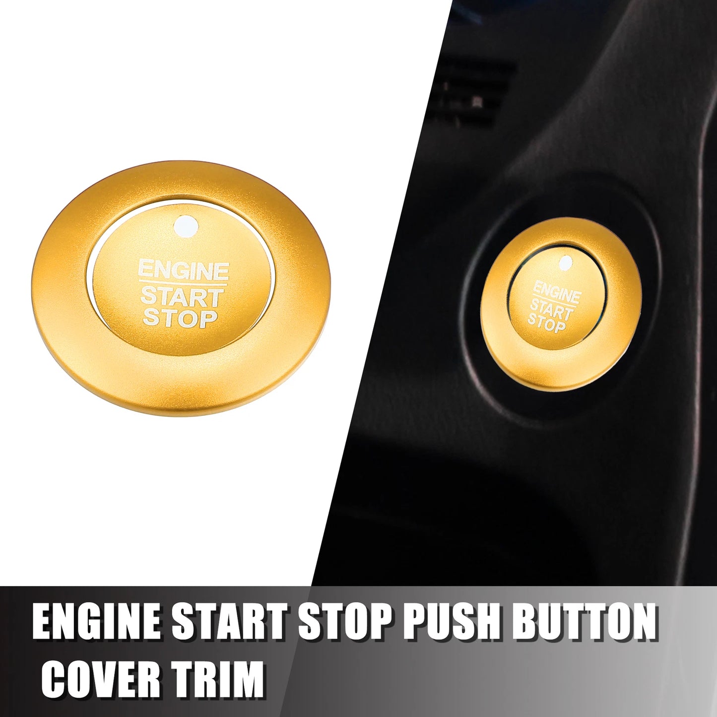 Aluminum Alloy Push to Start/Stop Button Cover for Ford Explorer (2020-2023)