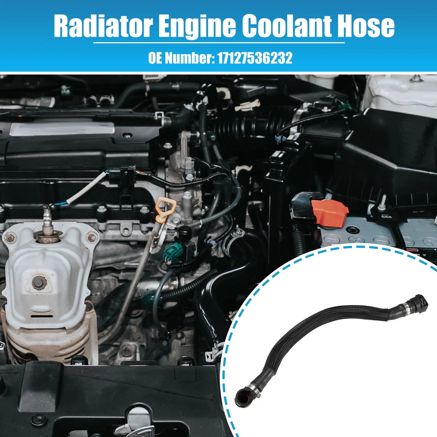Radiator Coolant Hose for BMW X5 4.8i (2007-2008)