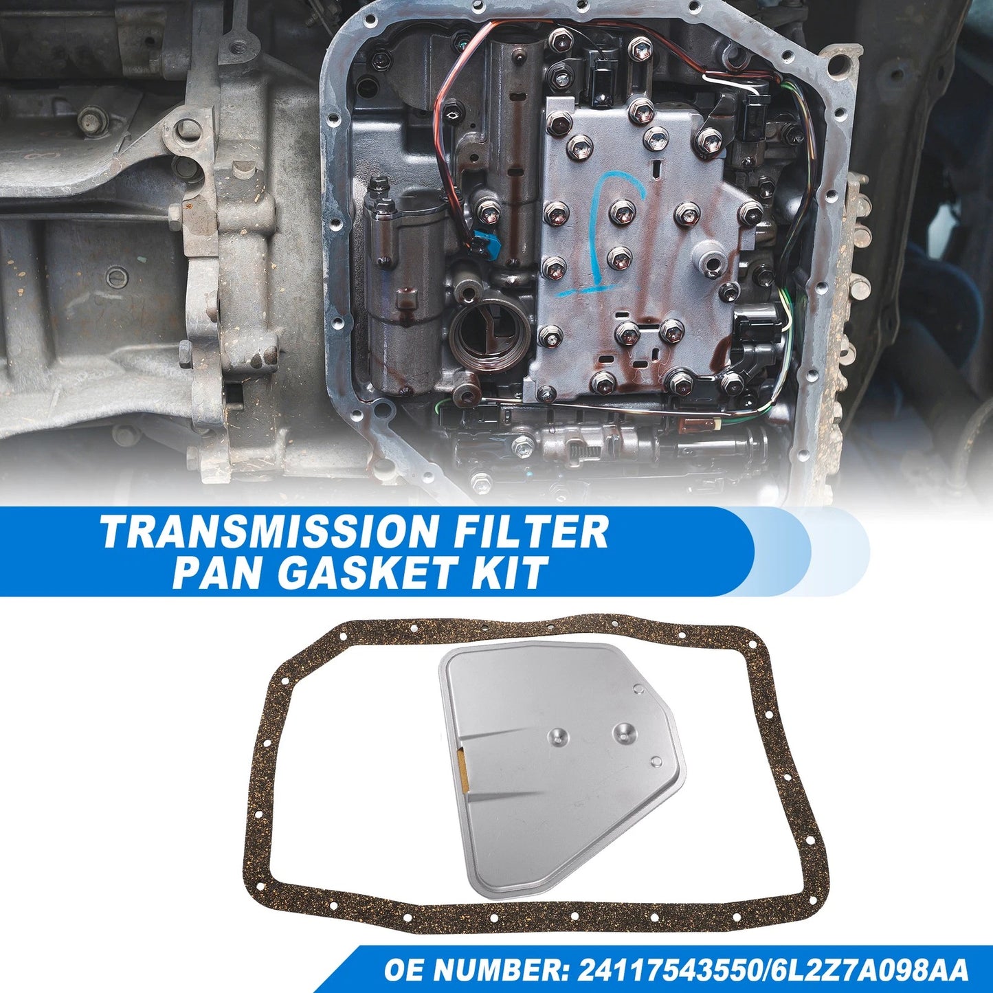 Transmission Filter Oil Pan Gasket Kit for Ford (2000-2006)