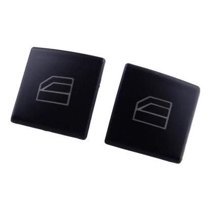 4X Black Window Switch Knob Covers for Benz C E G CLA GL GLA GLE Class