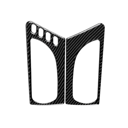 Carbon Fiber Front Door Switch Cover Trim Fit For Lexus IS250 IS300 2012-2019