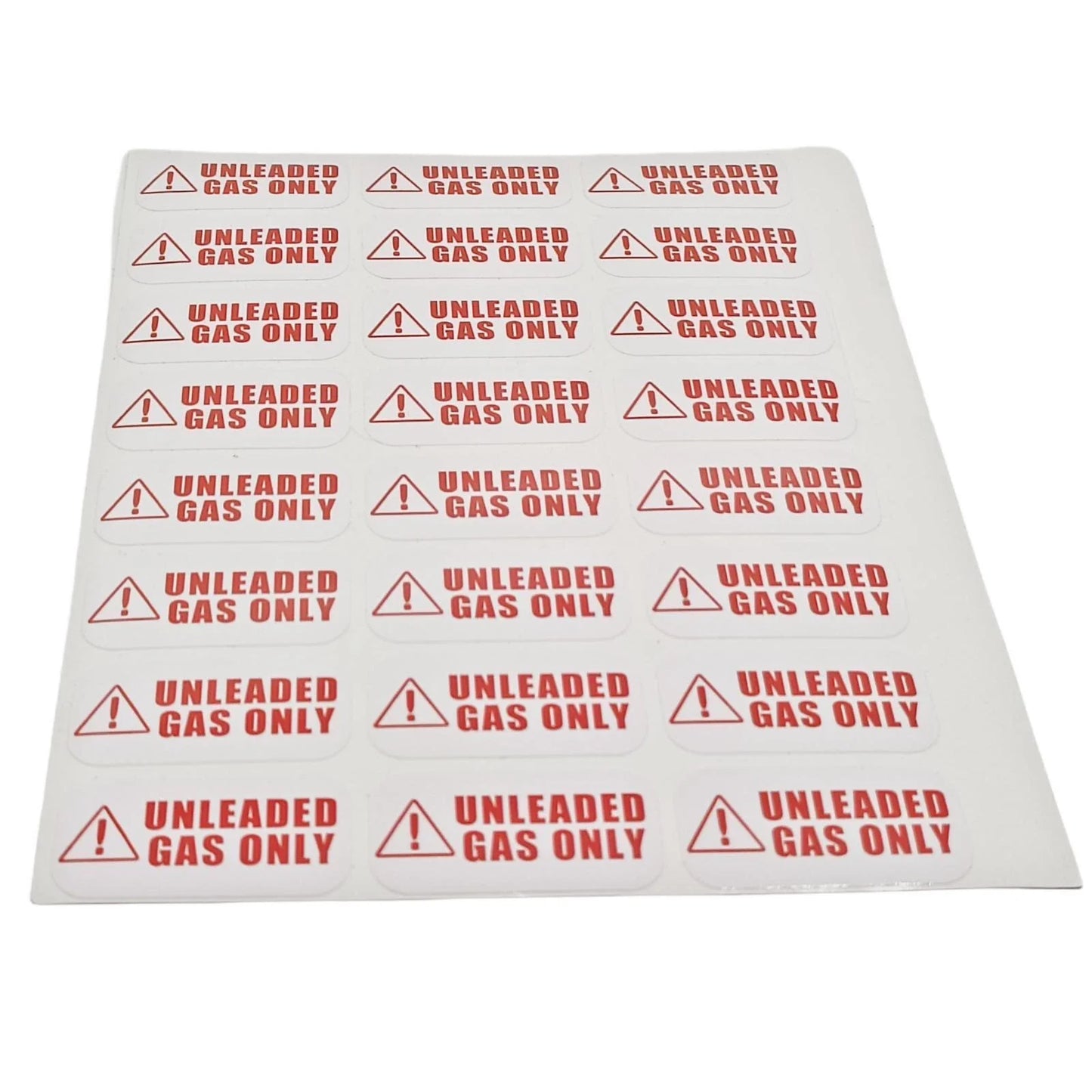Unleaded Gas Only Sticker Decal for Garage Vehicle Tank Truck Diesel