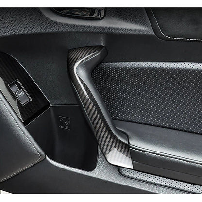 DRY Carbon Fiber Interior Door Handle Cover Trim For Toyota 86 Subar BRZ 2013-18