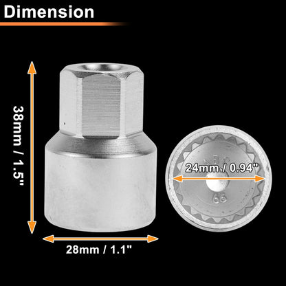 Wheel Lock Lug Nut for VW Touareg Key Socket Removal Tool