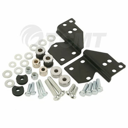 Chrome Trunk Mount Rack w/ Docking Kit for Harley Touring (1997-2008)
