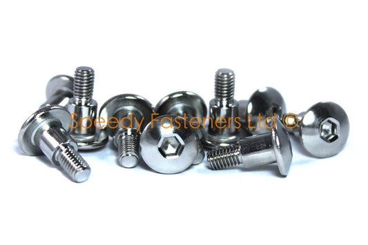 10x Honda Edelstahl Verkleidung Schrauben m5 x 16mm mit 8mm Schulter for Honda