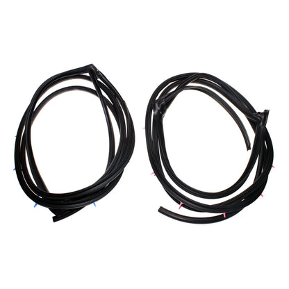 Rear Door Weatherstrip Set for Honda Fit Jazz Hatchback 2004-2006