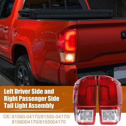 Left Right Side Tail Light Assembly for Toyota Tacoma (2005-2015) 2 x Lights